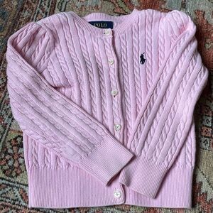 Polo by Ralph Lauren Pink Cable Knit Sweater
